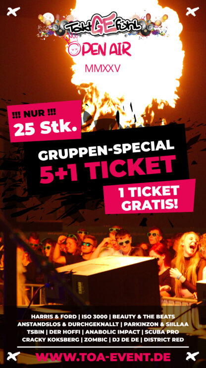 Gruppenticket 5+1